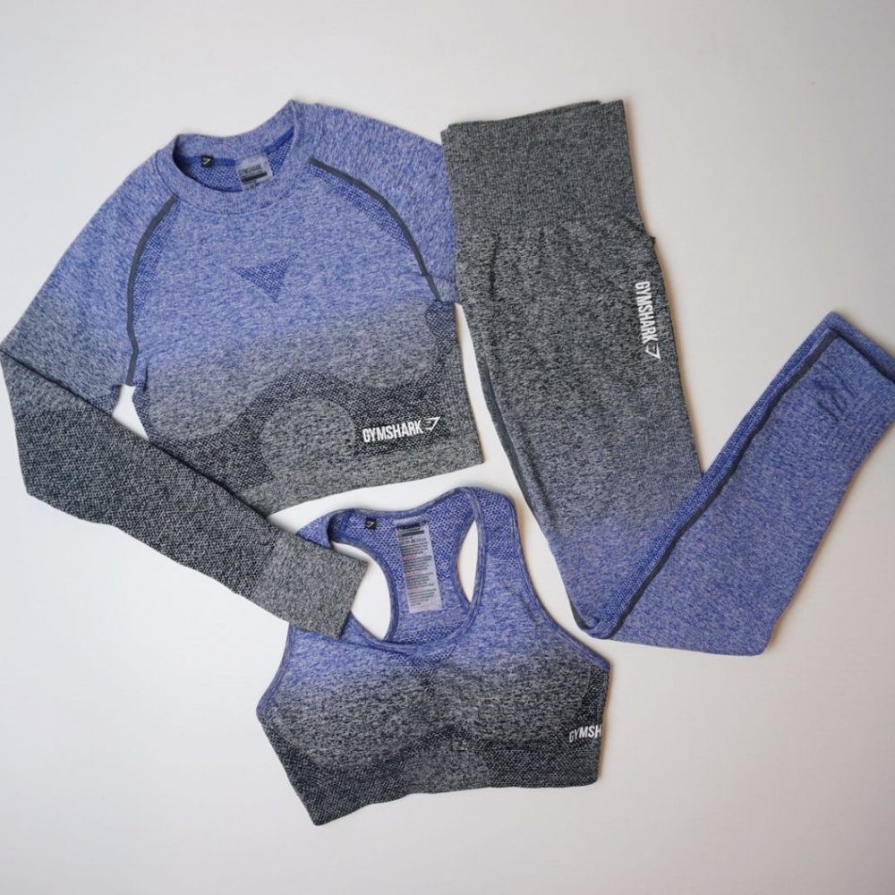 GYMSHARK OMBRE SEAMLESS SET SIZE MEDIUM